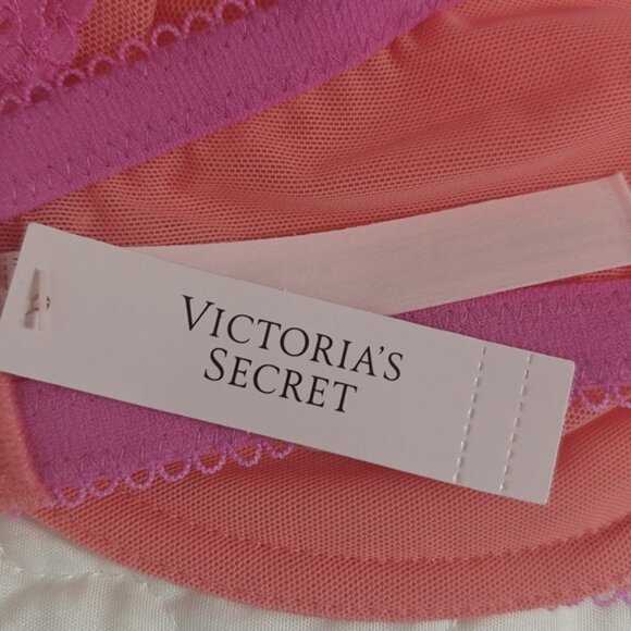 Victoria's Secret 38DDD Bra Unlined Underwired Demi Multi Way Straps - Picture 5 of 6